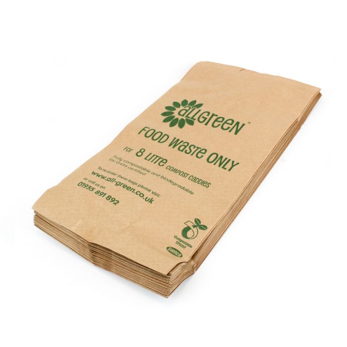 Fageny Handle Tie Food Waste Bags 100% Compostable Biodegradable Bin  Liners, Eco Friendly Compostable Caddy Liners Certified by BPI and OK  Compost Meeting EN13432 Standards, 10L 100 Counts/Roll : Amazon.co.uk:  Grocery