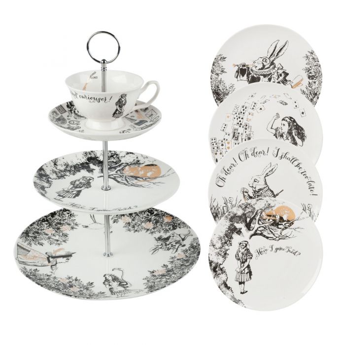 Alice in wonderland cake stand shop