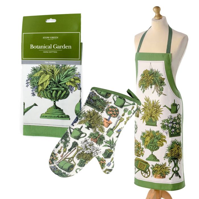 Gift Set Apron Oven Glove Tea Towel