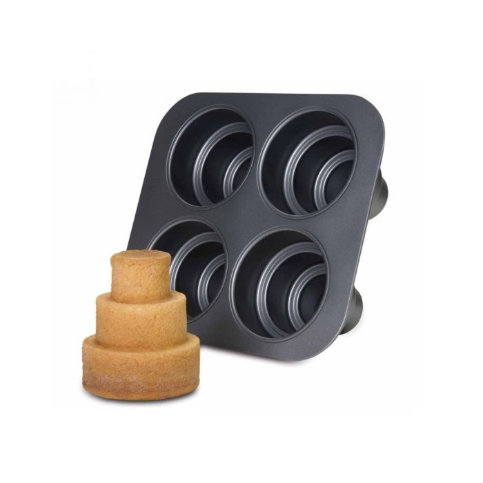 Chicago Metallic Three Tier Mini Cake Pan Auntie Morags