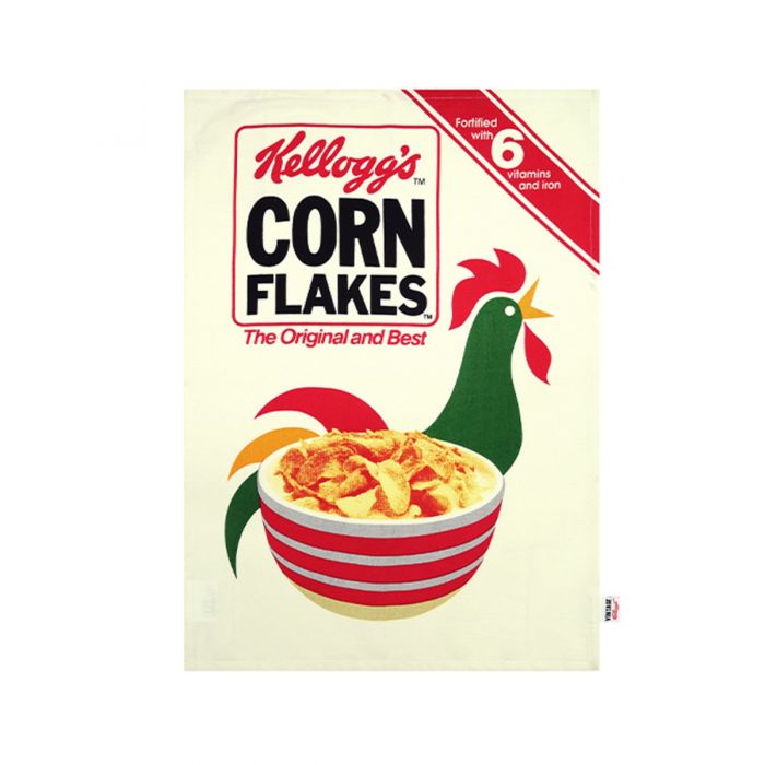 Dexam Vintage Kelloggs Tea Towel Cornflakes Cockerel