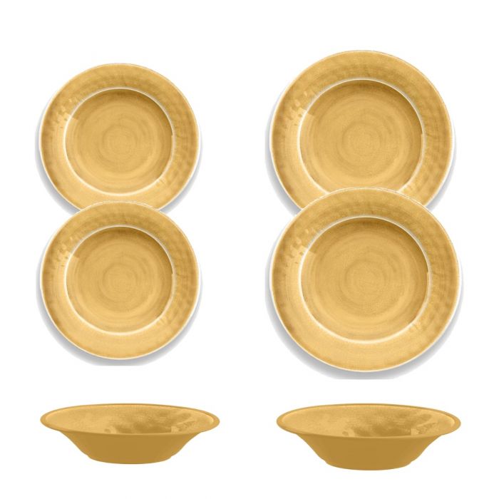 Gold dinnerware deals sets