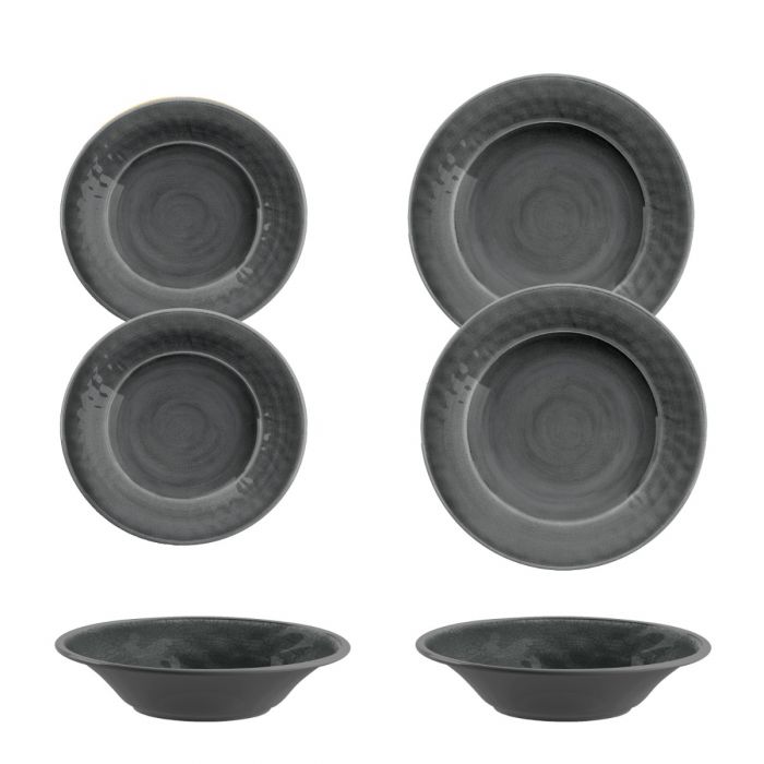 Melamine deals crackle dinnerware