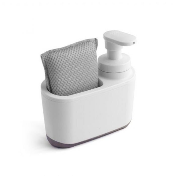 Addis Soap Dispenser White Grey Auntie Morags