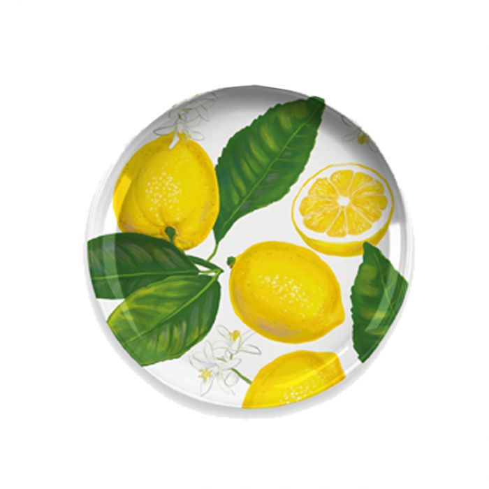 Lemon Fresh Melamine side Plate - 1 Plate | Auntie Morags