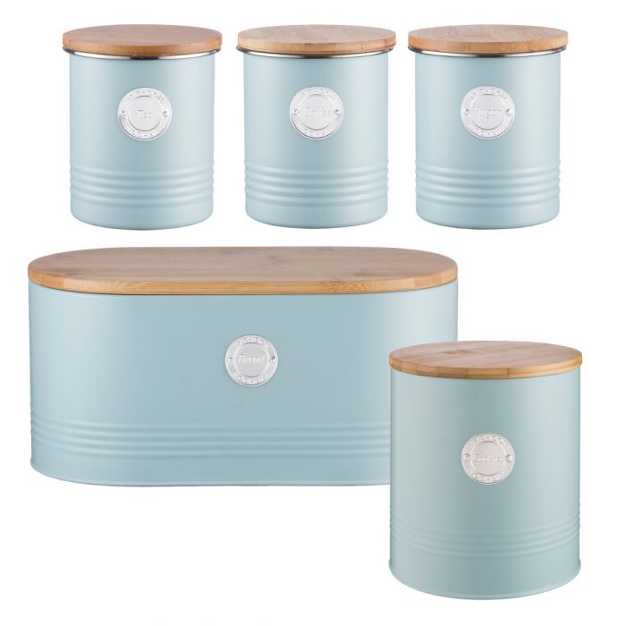 Tin tea coffee sugar canisters online