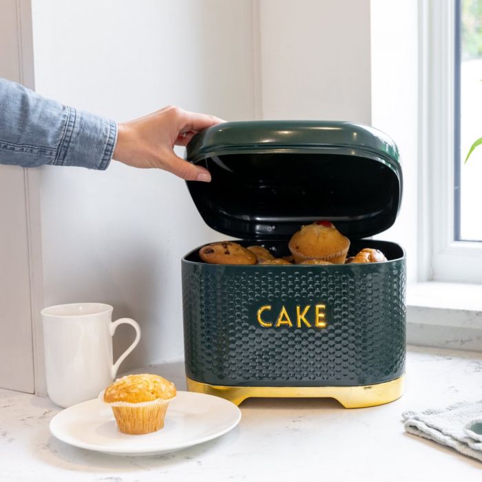 KitchenCraft Lovello Cake Tin Green