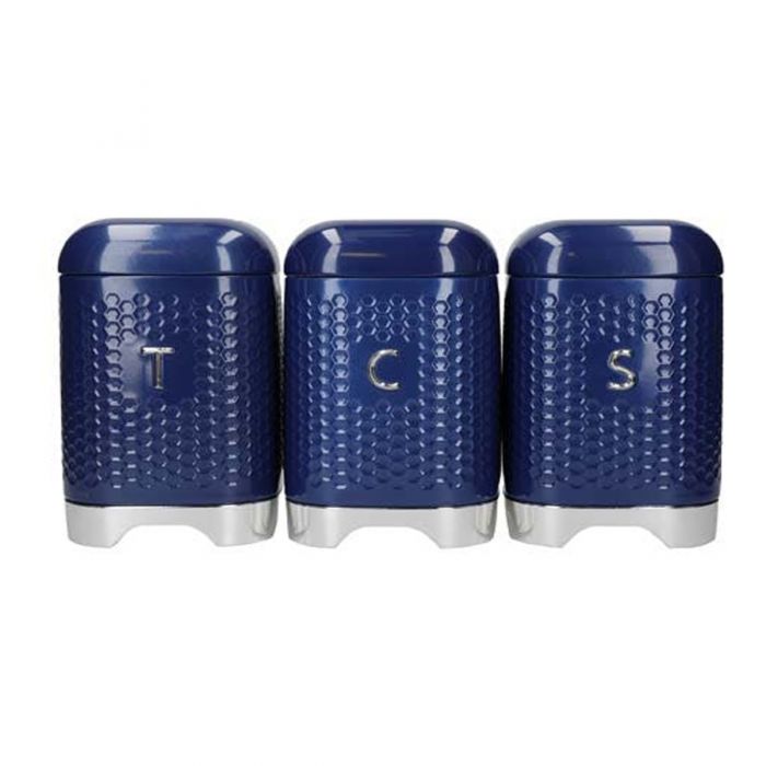 Blue tea coffee sugar outlet sets