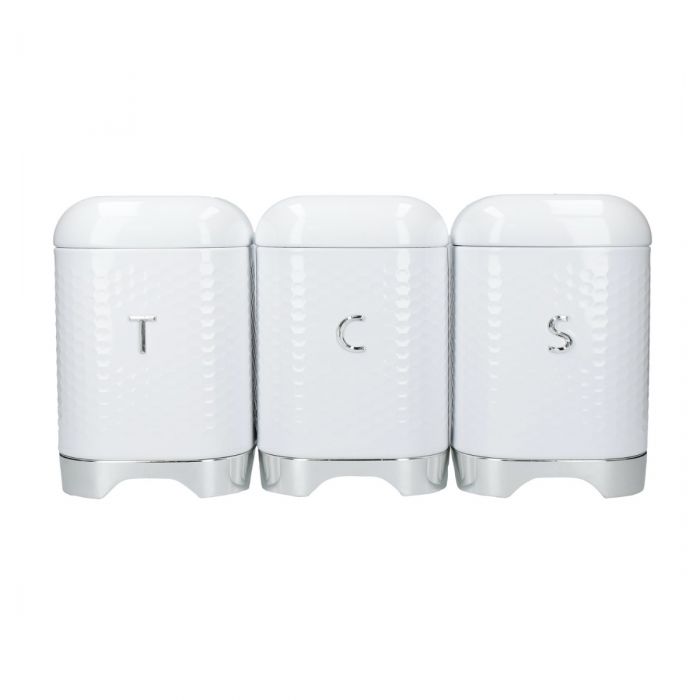 White tea coffee shop sugar pots