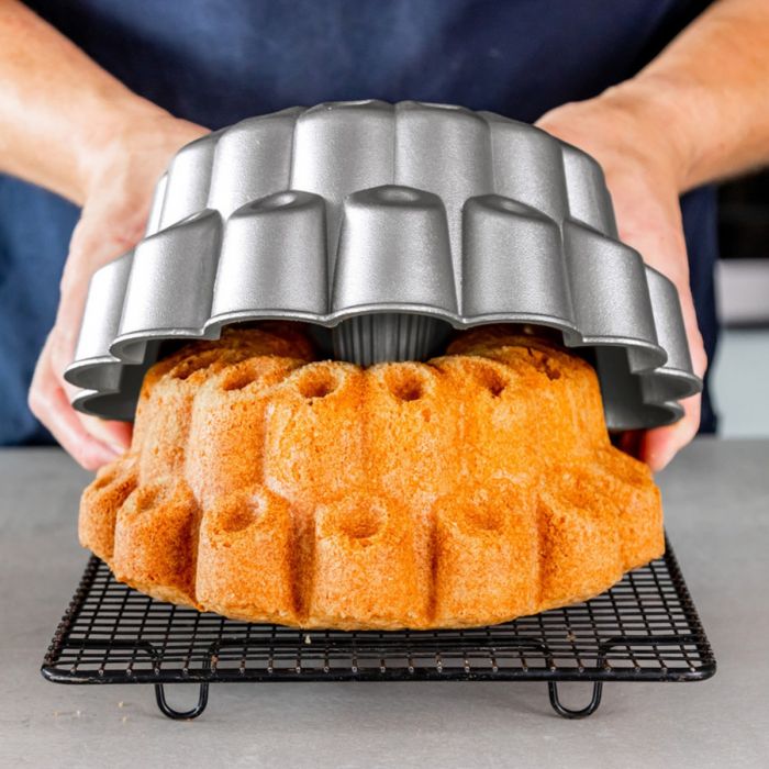 MasterClass Non Stick Decorative Tiered Cake Tin