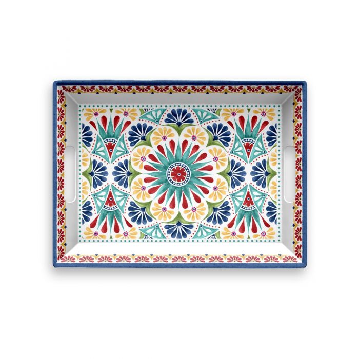 Melamine rectangular tray top