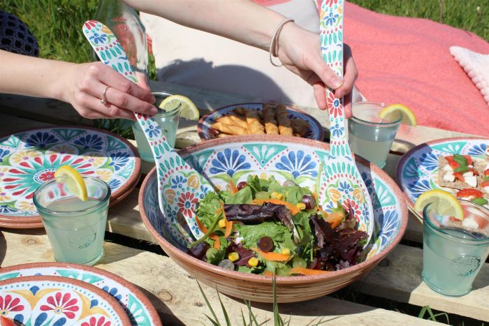 Melamine serving on sale pieces