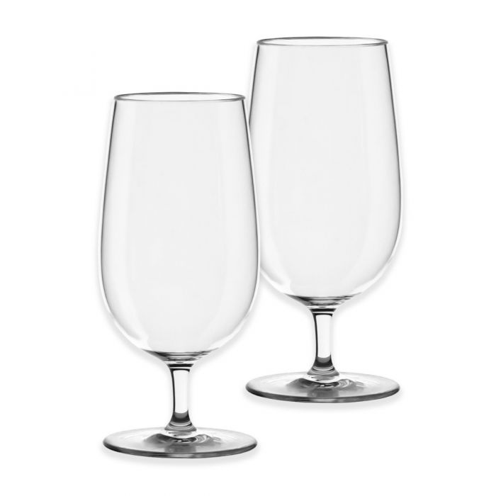 Plastic shop goblet cups