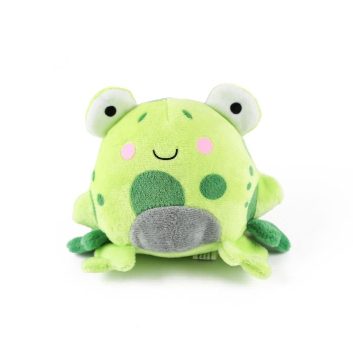 Stuffed frog dog toy deals