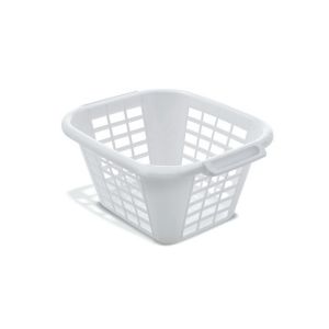 Addis 24L Square Laundry Basket - White 