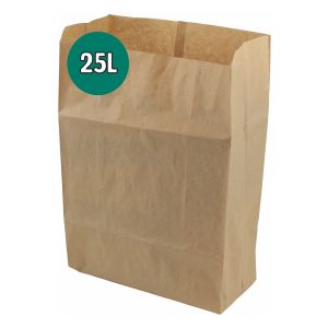 25L EcoSack Paper Compostable Kerbside Caddy Liners