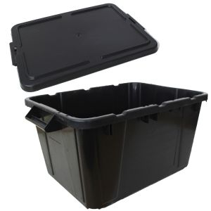 Ergo Box Black 44L & Black Lid