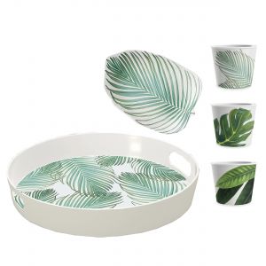 Amazon Floral Melamine 5 Piece Serving Set