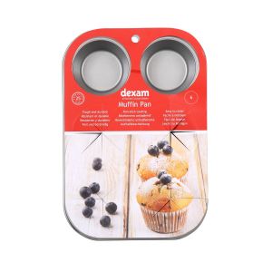 Dexam Non-Stick Muffin Pan - 6 Holes