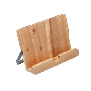 KitchenCraft Natural Elements Acacia Wood Cookbook/Tablet Stand