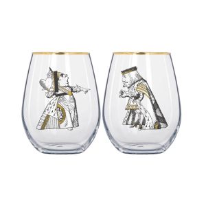 Victoria & Albert Alice In Wonderland Tumbler Glasses Set