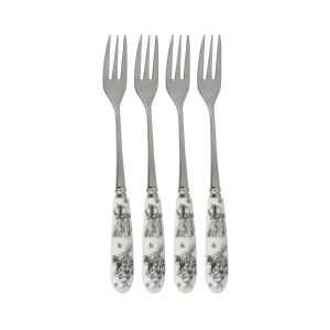 Victoria & Albert Alice in Wonderland Pastry/Cake Forks - Set of 4