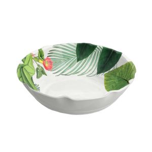 Amazon Floral Melamine Low Bowls