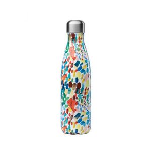 Colourful abstract printed water bottle