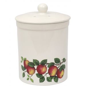 Ashmore Ceramic Compost Caddy - Apple