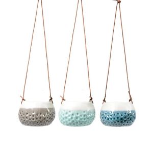 Burgon & Ball Dotty Mini Hanging Pots Set - 3 Piece