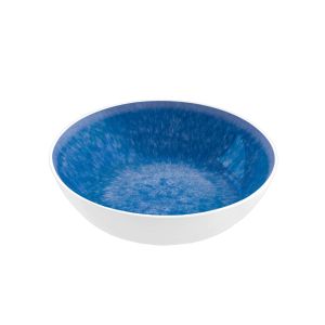 Bali Brights Dark Blue/Indigo Melamine Low Bowls