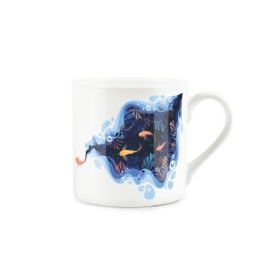 Purely Home Bone China Fish Bowl Mug