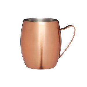 BarCraft Copper Moscow Mule Double Walled Mug - 370ml