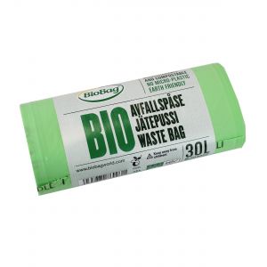 30L Biobag Compostable Indoor Bin/Kerbside Bin Liners