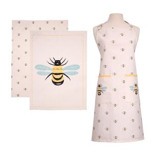Dexam Bees Knees Set - Apron & Tea Towels