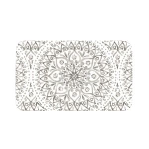 Boho Medallion Taupe Pet Placemat