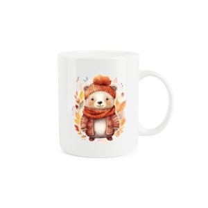 autumn bear on a mug