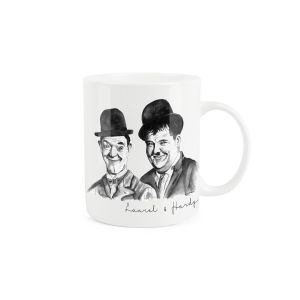 Purely Home Bone China Laurel & Hardy Mug