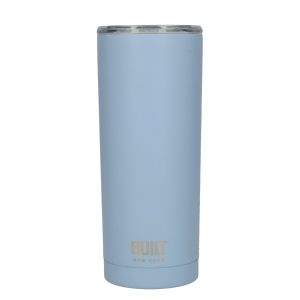 Light blue eco friendly metal travel mug