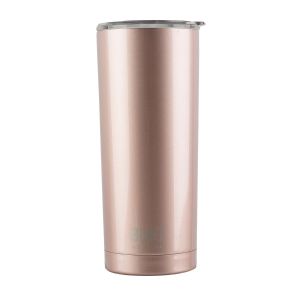Rose coloured reusable takeaway cup