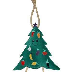 Green & Wilds Eco Dog Toy - Carol the Christmas Tree