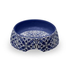 Canyon Clay Indigo Melamine Large Pet Bowl