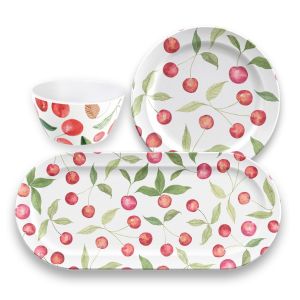 Berries & Cherries Melamine Serving Set