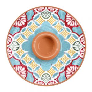 Rio Corte Melamine Chip & Dip Serving Platter