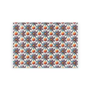 tempered textured glass chopping board with hare print