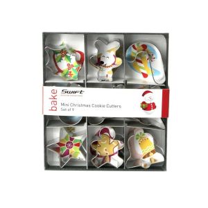 Dexam Cookie Cutter Set - Mini Christmas (Pack of 9)