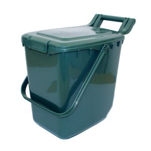 Clip Lid - Large Kerbside Compost Caddy - 23L - Green