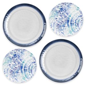 Coastal Melamine Dinner & Side Plate Set