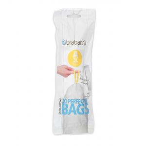 Brabantia PerfectFit 3L Bin Liners / Bags for Brabantia Bins - Code A - 1 Pack