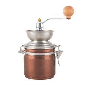 La Cafetiére Copper Finish Hand Coffee Grinder